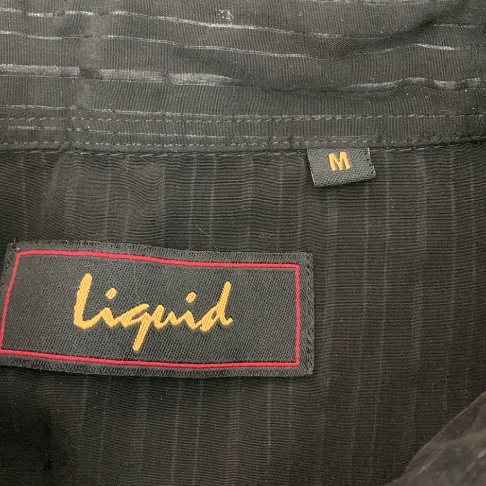 Liquid black men’s medium Western Shirt - Picture 4 of 4